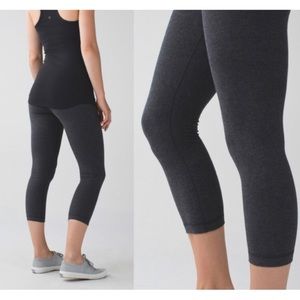 lululemon High Rise Wunder Under Crops: Cotton